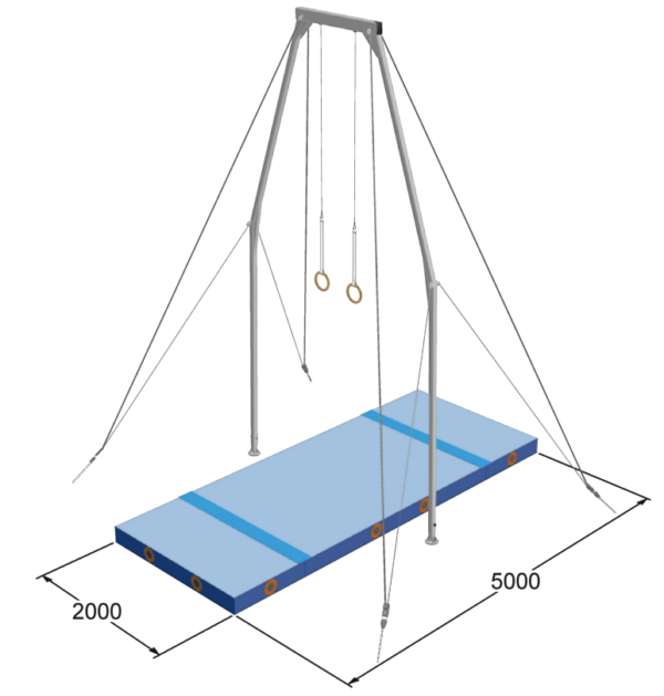 SPIETH 全套FIG认证吊环落地垫FIG landing mat sets Rings 1565832