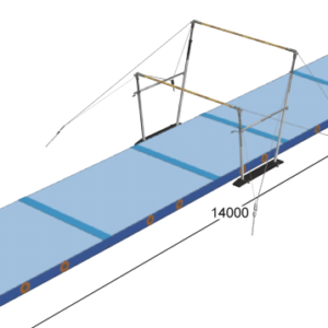 SPIETH 全套FIG认证高低杠落地垫FIG landing mat sets Uneven bars 1565812